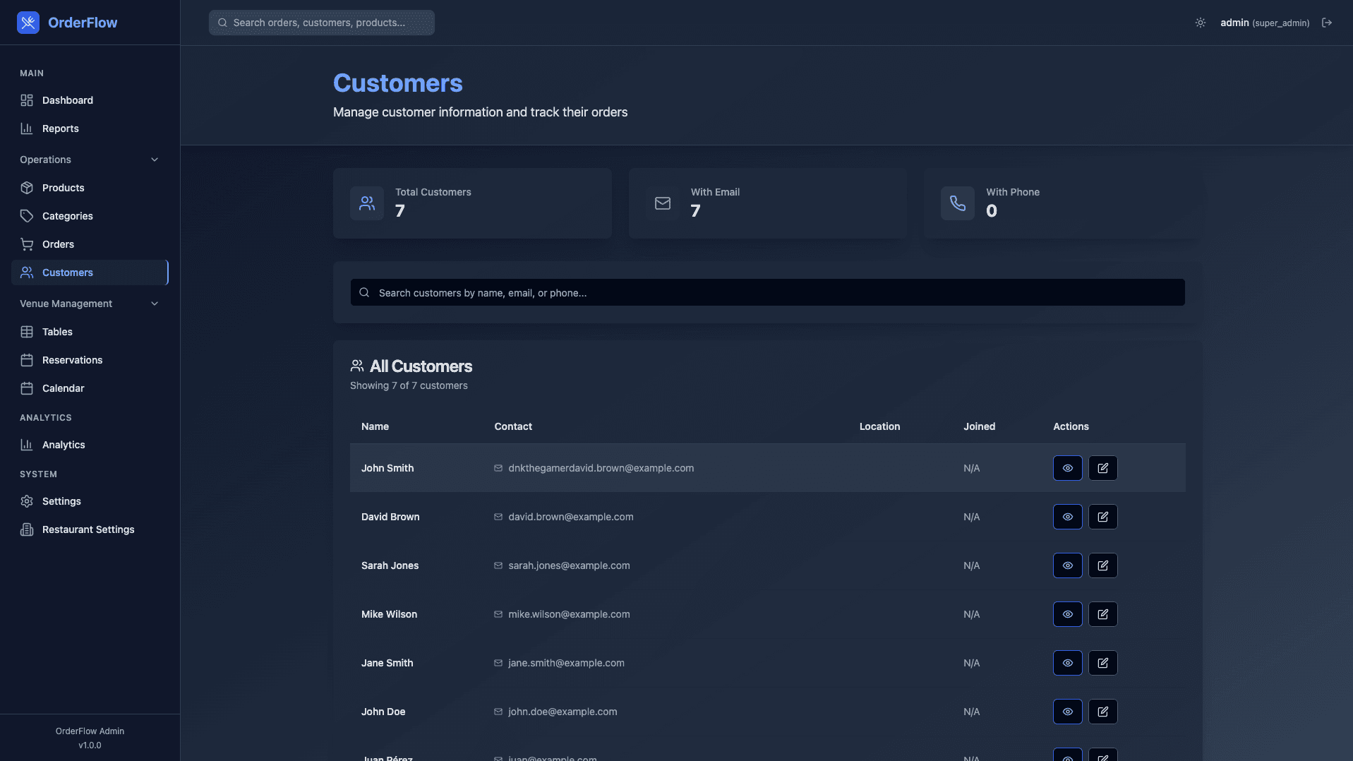 OrderFlow Screenshot 5